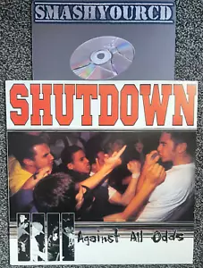 SHUTDOWN - AGAINST ALL ODDS(RARE ORIGINAL 1998 BLACK VINYL ON VICTORY/HARDCORE) - Imagen 1 de 4