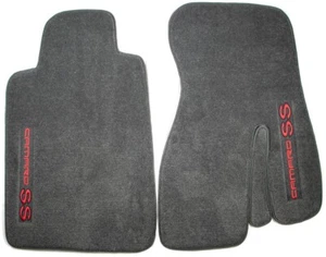 1993-2002 Camaro SS Front Carpet Floor Mats Pair Graphite Dark Gray *40195 - Foto 1 di 5
