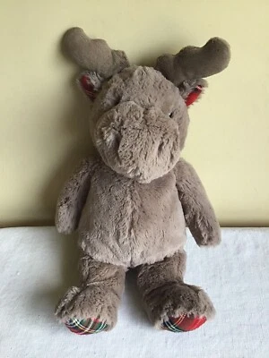 Cloud B Dreamy Hugginz Holiday Brown Moose Soft Furry Plush Stuffed Animal Toy - Image 1 of 4
