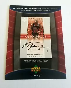 RARE DEALER PROMOTIONAL PAMPHLET 2004-05 UPPER DECK TRILOGY BASKETBALL M JORDAN - Picture 1 of 12