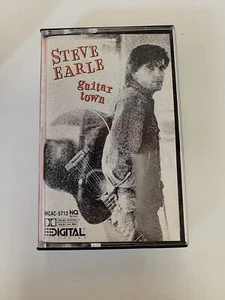 STEVE EARLE- GUITAR TOWN CASSETTE TAPE LIKE NEW OOP - Picture 1 of 3