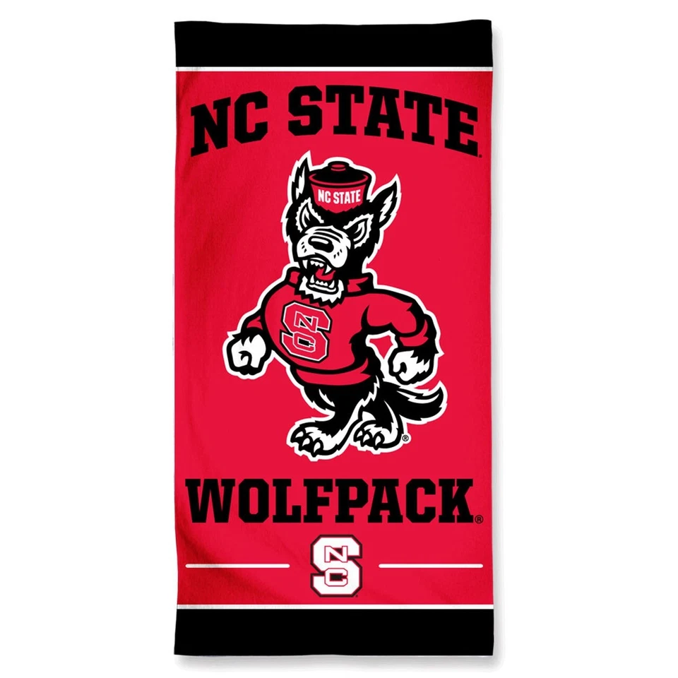 Toalla de playa Wincraft NC State Wolfpack NCAA 30" X 60" Foto 1 de 1
