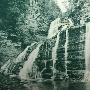 209 Williams Street Ithaca,NY Postcard Enfield Falls New York 1906 Antique VTG  - Picture 1 of 5