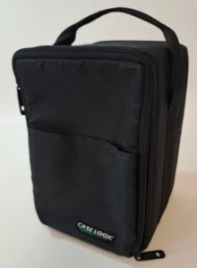 Vintage Case Logic 15 CD Carrying Case Black Nylon Strap Storage 90s - Picture 1 of 6