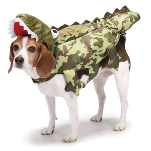 Zack and Zoey Camo Alligator Dog Pet Costume Medium New With Tags - Picture 1 of 11