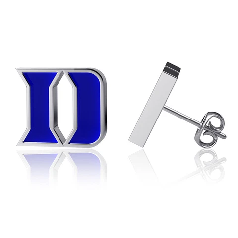 Women's Dayna Designs Duke Blue Devils Enamel Post Earrings Cover