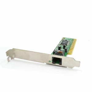 Carte adaptateur Ethernet PCI RJ45 port réseau PC rapide Internet Cat5e 10/100 Mbps - Photo 1/12