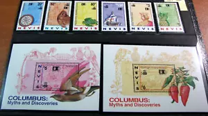 Nevis Scott# 728-735 Christopher Columbus 1992 MNH L742 - Picture 1 of 1