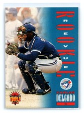 1994 Donruss Triple Play Rookie Revue Carlos Delgado Toronto Blue Jays #296