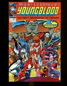 YOUNGBLOOD 1 (9.6) LIEFELD W/COUPON 1ST APP IMAGE (b075) - Picture 1 of 2