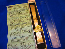 Watchmaker Estate Vintage Kestenmad the Finest in Watchbands 19mm 2 Piece Band