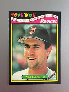1987 Topps Toys R Us Rookies Giants WILL CLARK #7 - Picture 1 of 2