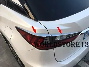 Matte Taillight Lamp Eyebrows Cover Trim Fits Lexus RX350 450h 200t 2016-2019 - Picture 1 of 7