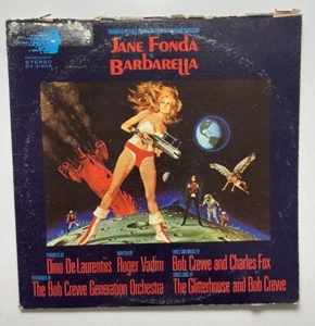 BARBARELLA 1968 Jane Fonda Film Soundtrack Vinyl LP Dynovoice DY 3198 Bob Crewe - Picture 1 of 24