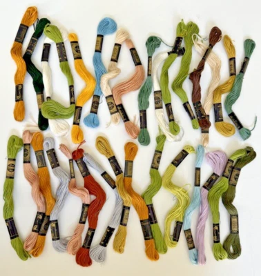 Lot of 30 DMC Floss Cotton Thread for Cross Stitch Needlepoint Stitching - Image 1 of 4