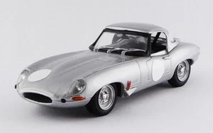Jaguar Heritage E-type Lightweight 1963 Silver 1:43 Model BEST MODELS - Foto 1 di 1