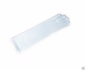 NEW Girls 8-12 yrs Long stretch Satin Wedding/Pageant Quinceanera Elbow Gloves  - Picture 1 of 6