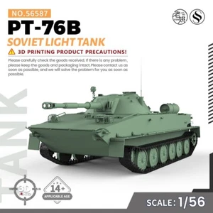 SS56587 1/56 28mm WarGaming Military Model Kit Soviet PT-76B Light Tank - Picture 1 of 5