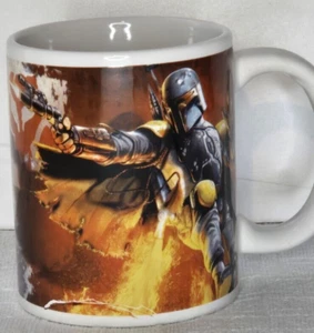 Star Wars 2011 Boba Fett Han Solo Galerie Ceramic Coffee Mug Cup Lucasfilm Ltd - Picture 1 of 13