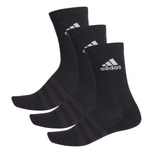 Adidas 3-Stripes Cushioned Crew Socks 3 Pairs Kids - RRP £12.00 - Picture 1 of 3