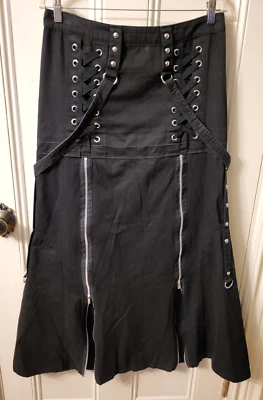 Falda larga vintage Tripp NYC talla L gótica punk industrial Foto 1 de 4