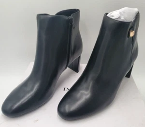Alfani 9.5 M Women PAAM Black Almond Toe Ankle Boots Shoes Medium (B,M) - Picture 1 of 14