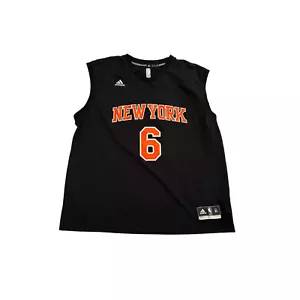 adidas Kristaps Porzingis lettisches New York Knicks schwarz XL NBA Trikot - Bild 1 von 6