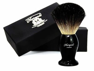 Wet Shave Black Badger Hair Shaving Brush para hombres con mango de latón de HARYALI - Imagen 1 de 3