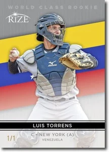 LUIS TORRENS 2014 Rize Rookie BLANK BACK WORLD CLASS RC 1/1 - Picture 1 of 2