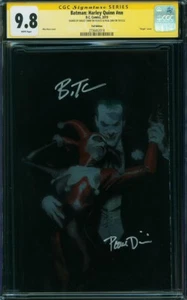 Batman Harley Quinn Ross Foil Variant CGC SS 9.8 SIGNED Paul Dini Bruce Timm - Bild 1 von 1