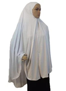 Ramadan Muslim Women Khimar Abaya Overhead Long Scarf Hijab Kaftan Islamic Wrap - Picture 1 of 27