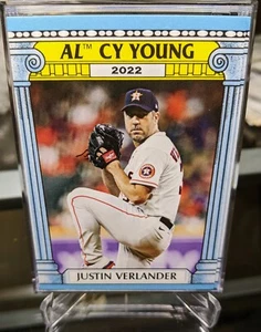 2022 Topps TBT JUSTIN VERLANDER AL CY YOUNG 1,000 Yard Club #141 Astros - Picture 1 of 2
