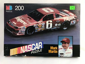 Rompecabezas NASCAR Mark Martin #6 Folgers Ford Thunderbird Milton Bradley 200 piezas - Imagen 1 de 4