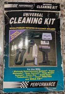 Vintage Performance Universal Video Game Cleaning Kit Sega/Nintendo/Atari/CD's - Picture 1 of 4