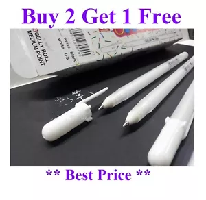 Sakura Gelly Roll White Gel Pen Medium XPGB-M - Cheapest !! Buy 2 Get 1 Free - Picture 1 of 4
