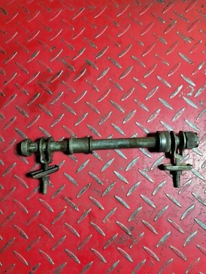 1977 Kawasaki KE250B Rear Axle Assembly - Image 1 of 4