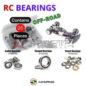 RCScrewZ Rubber Shielded Bearing Kit hpi009r for HPI Super Nitro RS4 | KIT - Picture 1 of 18
