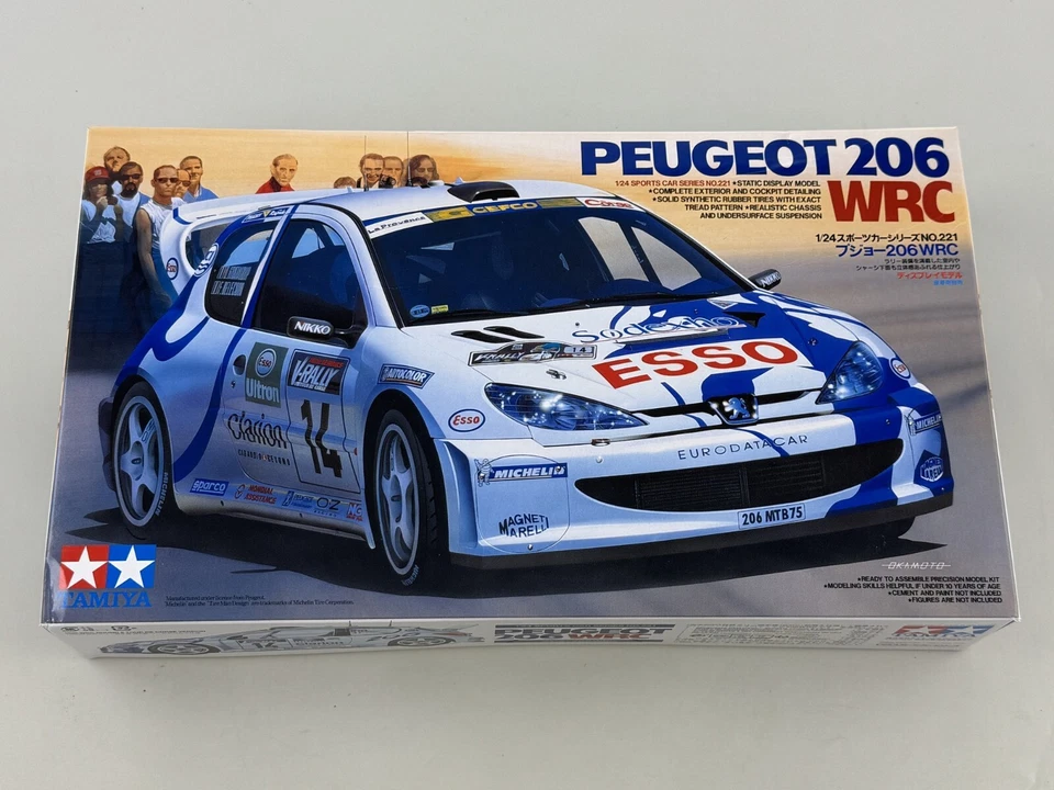 Tamiya Peugeot 206 WRC 1:24 - 24221 modellismo - Immagine 1 di 1