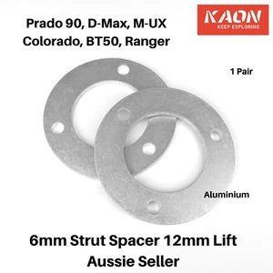 2 x 6mm coil strut spacers for Prado 90, DMax, MUX, Colorado, BT50 & Ranger - Picture 1 of 1