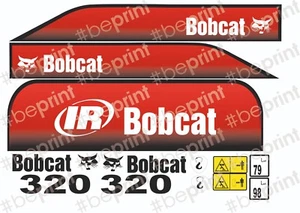 KIT ADESIVI Bobcat 320 Mini Escavatore Yanmar Serie - Foto 1 di 1