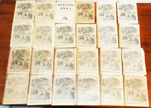 Lot of 67 Antique Agricultural Almanacs 1900-1967 John Baer's Sons Lancaster - Bild 1 von 3
