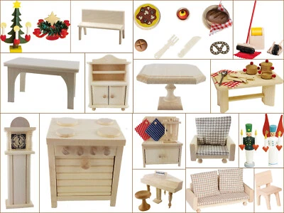 Puppenmöbel Rülke Holzmöbel Puppenhaus Puppenstuben Möbel Zubehör Wichtelwelt