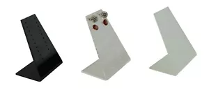 Acrylic Slim 26 Notch Earring Cluster Stud Display Stand Jewellery Showcase - Picture 1 of 7