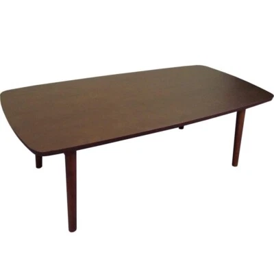 Mesa de centro plegable de madera marrón oscuro SGS-229DBR Azumaya F'Kolme-USA NUEVA Foto 1 de 4