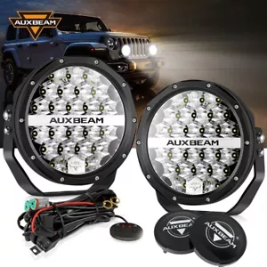 AUXBEAM 7" 240W LED Barra de Luz Vainas Todoterreno y Cubierta Negra para Dodge Truck Pickup - Imagen 1 de 12