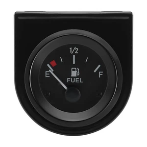 2" 52mm Universal Pointer Fuel Level Gauge E-1/2-F 240-33ohm Fuel Tank Meter  - Picture 1 of 12
