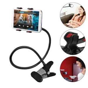 Long Flexible Arm Mobile Phone Holder Clamp Desk Bed Lazy Stand for GPS Phone - Zdjęcie 1 z 9