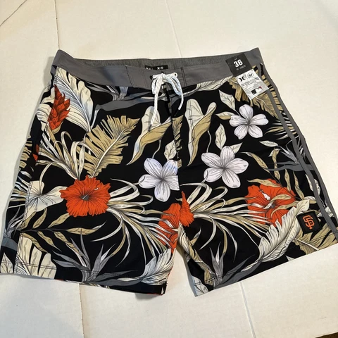 Hurley x ‘47 San Francisco Giants Cannonball Paradise Volley 18” 36 NEW $70 Cover