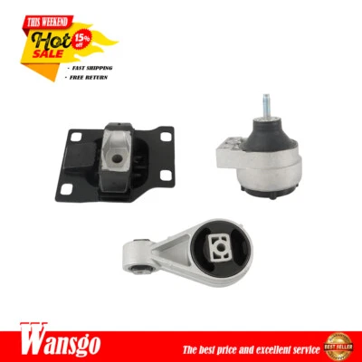 Engine&Trans Mounts 3PCS Fit For 2000-2003  Ford Focus 2.0L I4 DOHC A2939 A3003 - Image 1 of 4