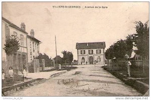 CPA 77 - VILLIERS SAINT GEORGES - AVENUE DE LA GARE - Imagen 1 de 1